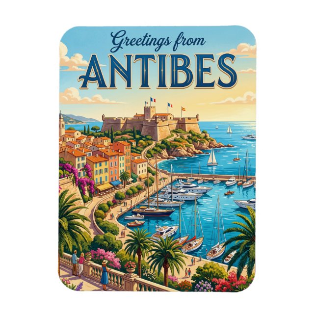 Íman Antibes França (Vertical)
