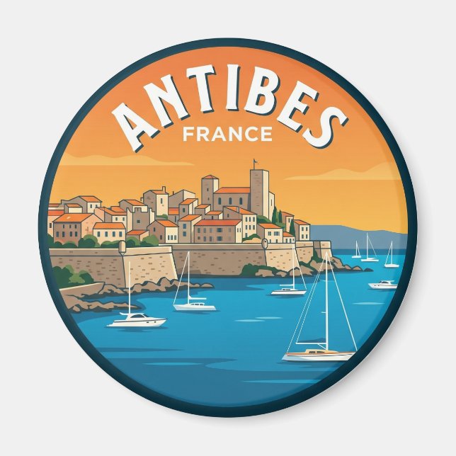 Íman Antibes França (Frente)