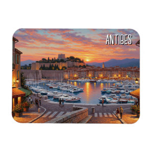 Íman Antibes France Harbor Viagem