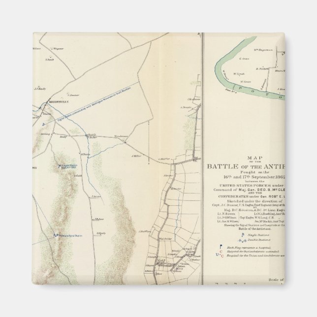 Íman Antietam, Suffolk, Gettysburg (Frente)