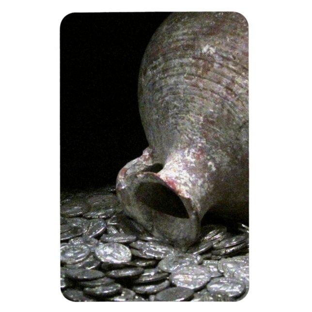 Íman antiga arte de moedas (Vertical)