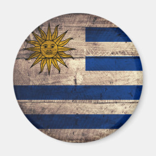 Íman Antiga bandeira do Wooden Uruguai