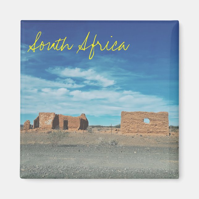 Íman Antiga Casa Ruins África do Sul (Frente)