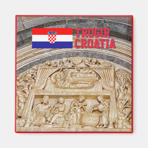 Íman Antiga cidade de Trogir na Croácia, viagem