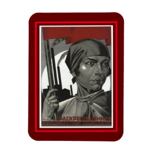 Íman Antiga Poster soviética 1926