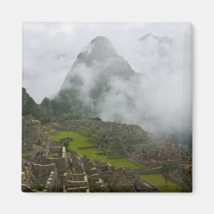 Íman Antigas ruínas de Machu Picchu com Andes