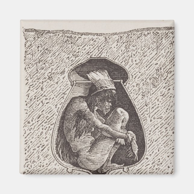 Íman Antigo cemitério indiano (Frente)