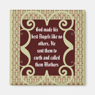 ÍMAN ANTIGO ESTILO MÃES POEM MAGNET