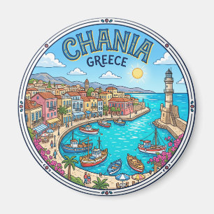 Íman Antigo Porto de Chania Grécia