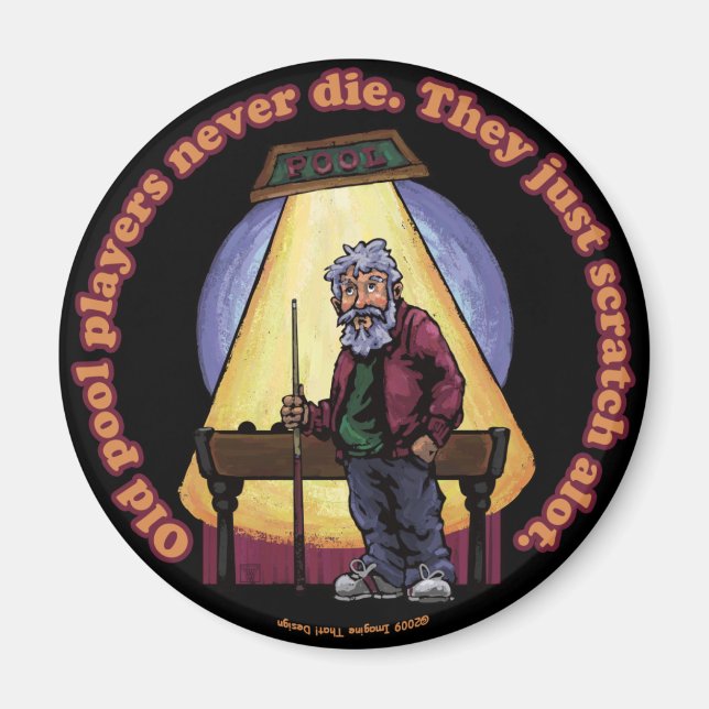 Íman Antigos jogadores da Piscina (Frente)