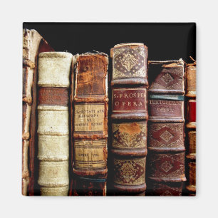 Íman Antigos livros de Ligação de Couro do Design do 