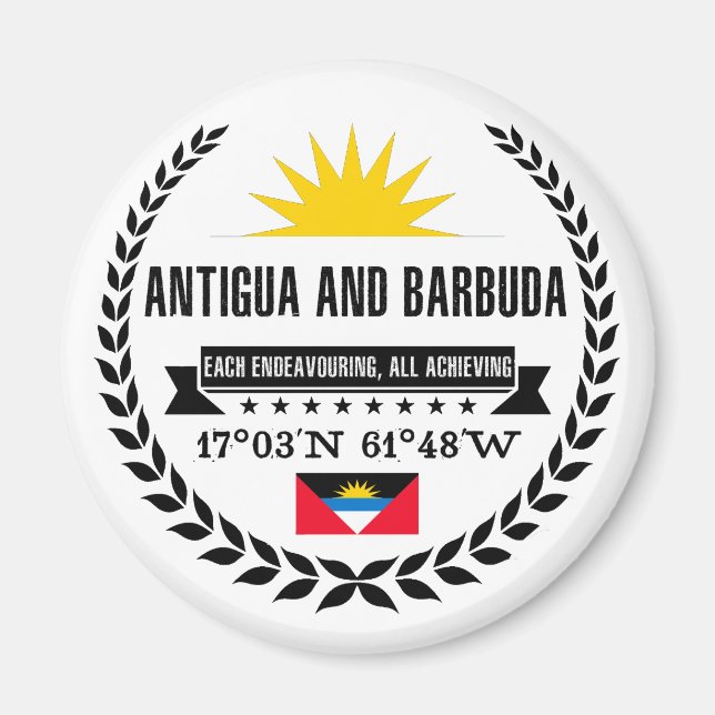 Íman Antígua e Barbuda (Frente)