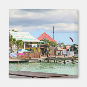 Íman Antígua, Ilha no Caribe