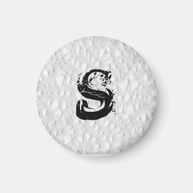 Íman Antiguidade Lacy Doily (Frente)