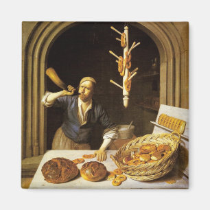 ÍMAN ANTIQUE OVEN BAKER, COMPRO DE PÃO DE BAKERY