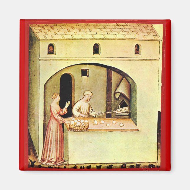 ÍMAN ANTIQUE OVEN BAKER, COMPRO DE PÃO DE BAKERY (Frente)