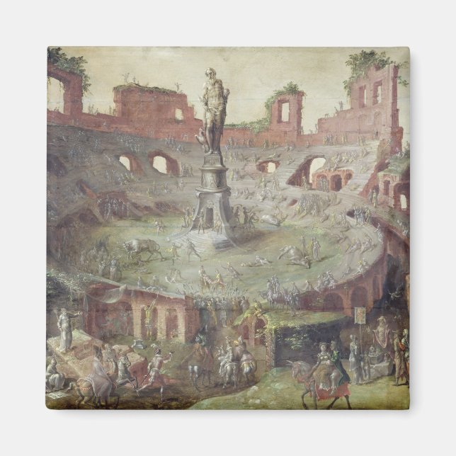 Íman Antique tourada, 1552 (Frente)