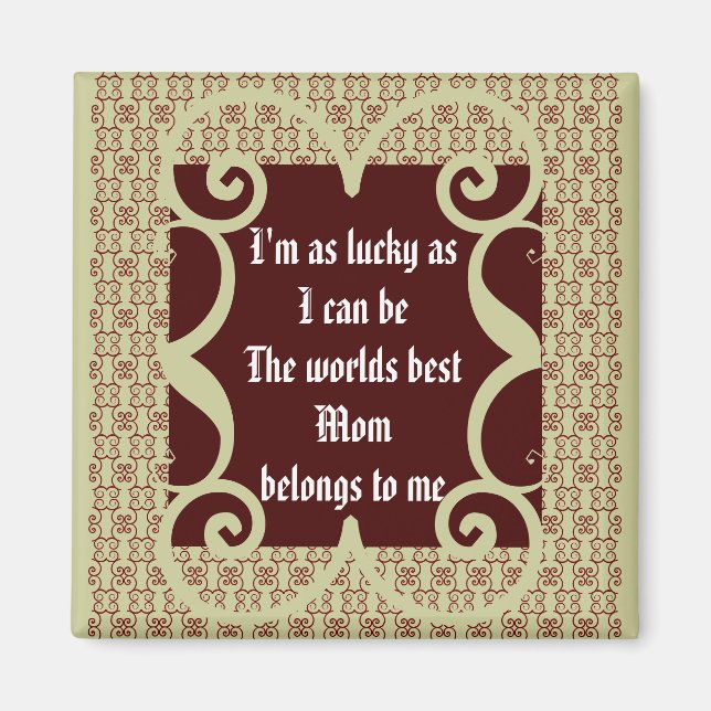 ÍMAN ANTÍQUIO ESTILO MELHOR MAGNET MUNDIAL (Frente)