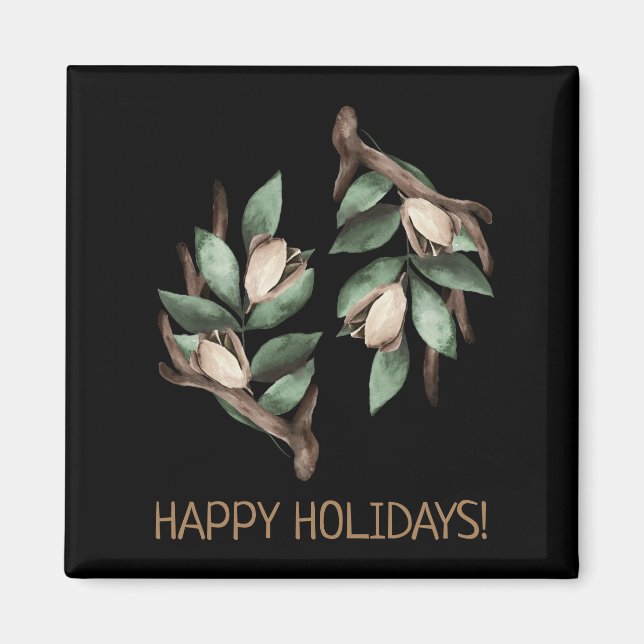 Íman Antler com ramificação verde (Frente)