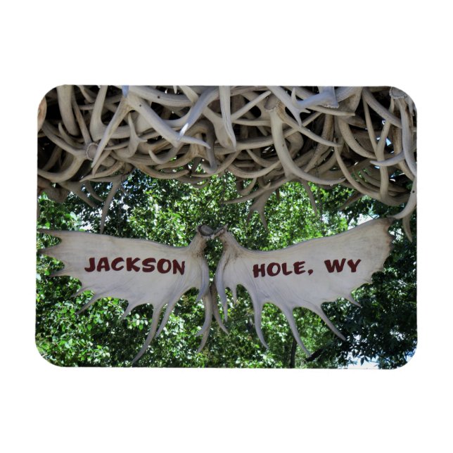 Íman Antlers Arch Jackson Hole, Viagem Wyoming (Horizontal)