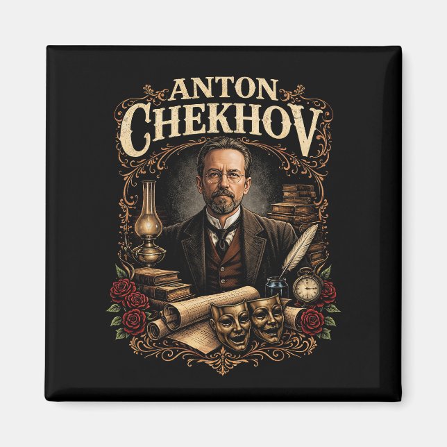 Íman Anton Chekhov (Frente)