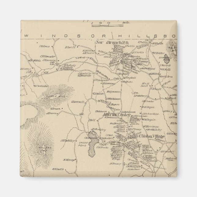 Íman Antrim, Hillsborough Co (Frente)