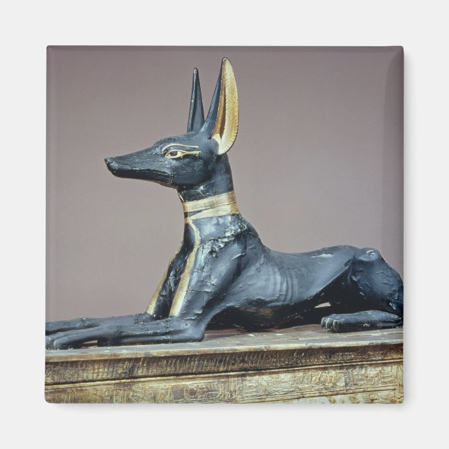 Íman Anubis, deus egípcio do morto de um peito (Frente)