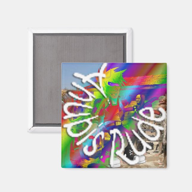 Íman Anubis Rude Magnet Pequeno (Front/Back)