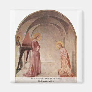 Íman Anunciação Com Ruas Dominic Por Fra Angelico