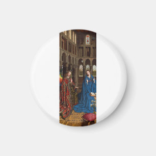 Íman Anunciação de Van Eyck Luz Premium da Catedral