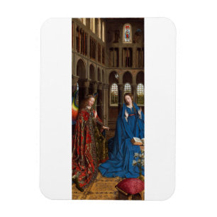 Íman Anunciação de Van Eyck Premium Luz da Catedral