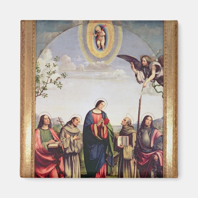 Íman Anunciação e Santos, 1500 (Frente)