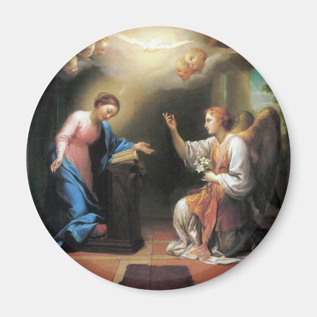 Íman Anunciação por Anton Raphael Mengs (Frente)