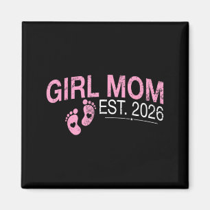 Íman Anúncio de Bebê Est 2026 Nova Mamãe Dia das Mães