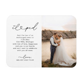 Íman Anúncio de Casamento Nós Fugimos para Casar Script