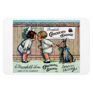 Íman Anúncio de chocolate 1905