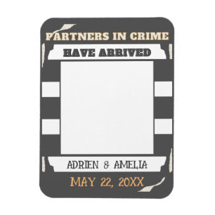 Íman Anúncio de cinzas e Stripes Brancas Twin Baby