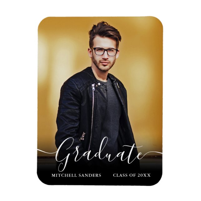 Íman Anúncio de Foto de Formando de Script de Caligrafi (Vertical)