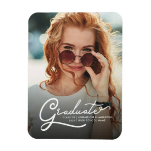 Íman Anúncio de Foto de Graduação 2025