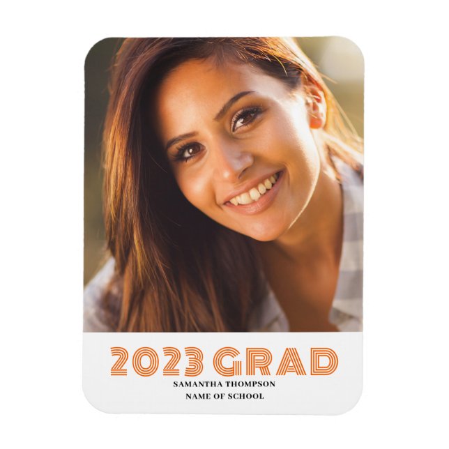 Íman Anúncio de Foto para Graduação 2023 (Vertical)