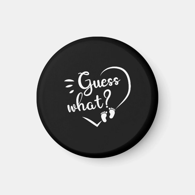 Íman Anúncio de Gravidez Adivinha O Que (Frente)