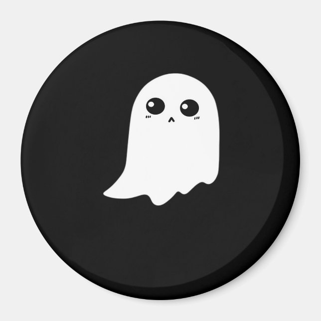 Íman Anúncio de gravidez de Halloween fofo (Frente)