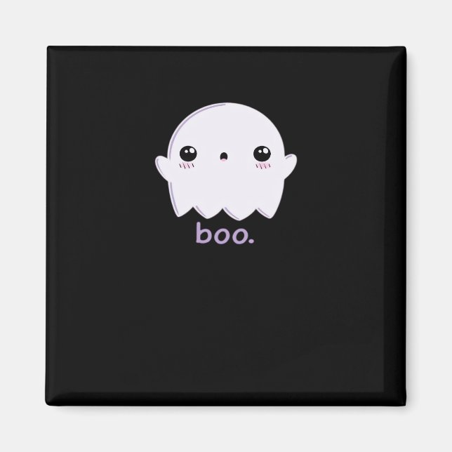 Íman Anúncio de gravidez de Halloween fofo (Frente)