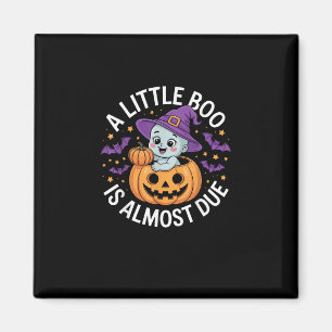 Íman Anúncio de gravidez de Halloween fofo