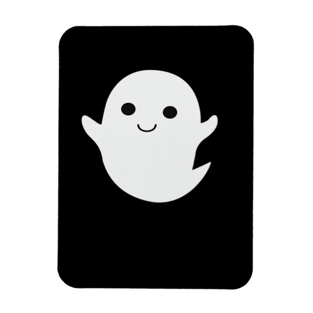 Íman Anúncio de gravidez de Halloween fofo (Vertical)