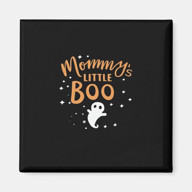 Íman Anúncio de gravidez de Halloween fofo (Frente)