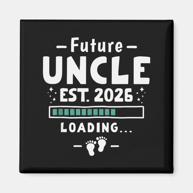 Íman Anúncio de Gravidez de Irmão para Tio - Futuro Tio (Frente)