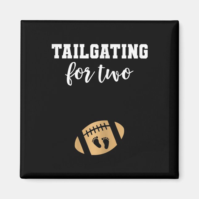 Íman Anúncio de Gravidez de Outono pela Revelação de Pé (Frente)