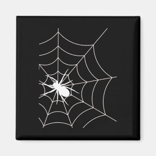 Íman Anúncio de Gravidez em Teia de Aranha Halloween