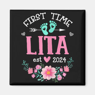 Íman Anúncio de Gravidez Floral Time Lita Est 2024 M